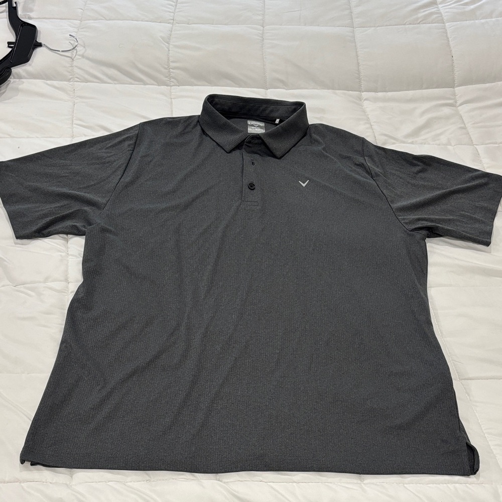 Men's Gray Callaway Polo